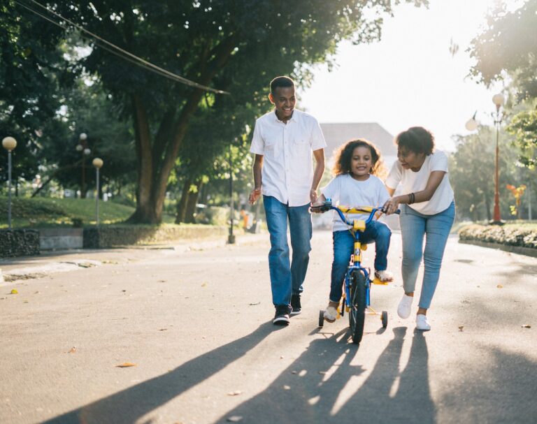 learning how to ride a bike | Family Counseling in Austin