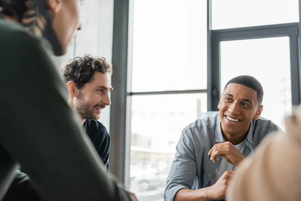 Group Therapy 7 Peer shares his experience with the team at a men's therapy group in Austin.